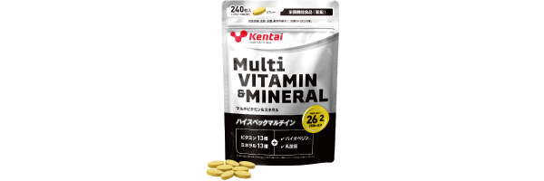 マルチビタミン&ミネラル|Kentai プロテイン・スポーツサプリメントの 